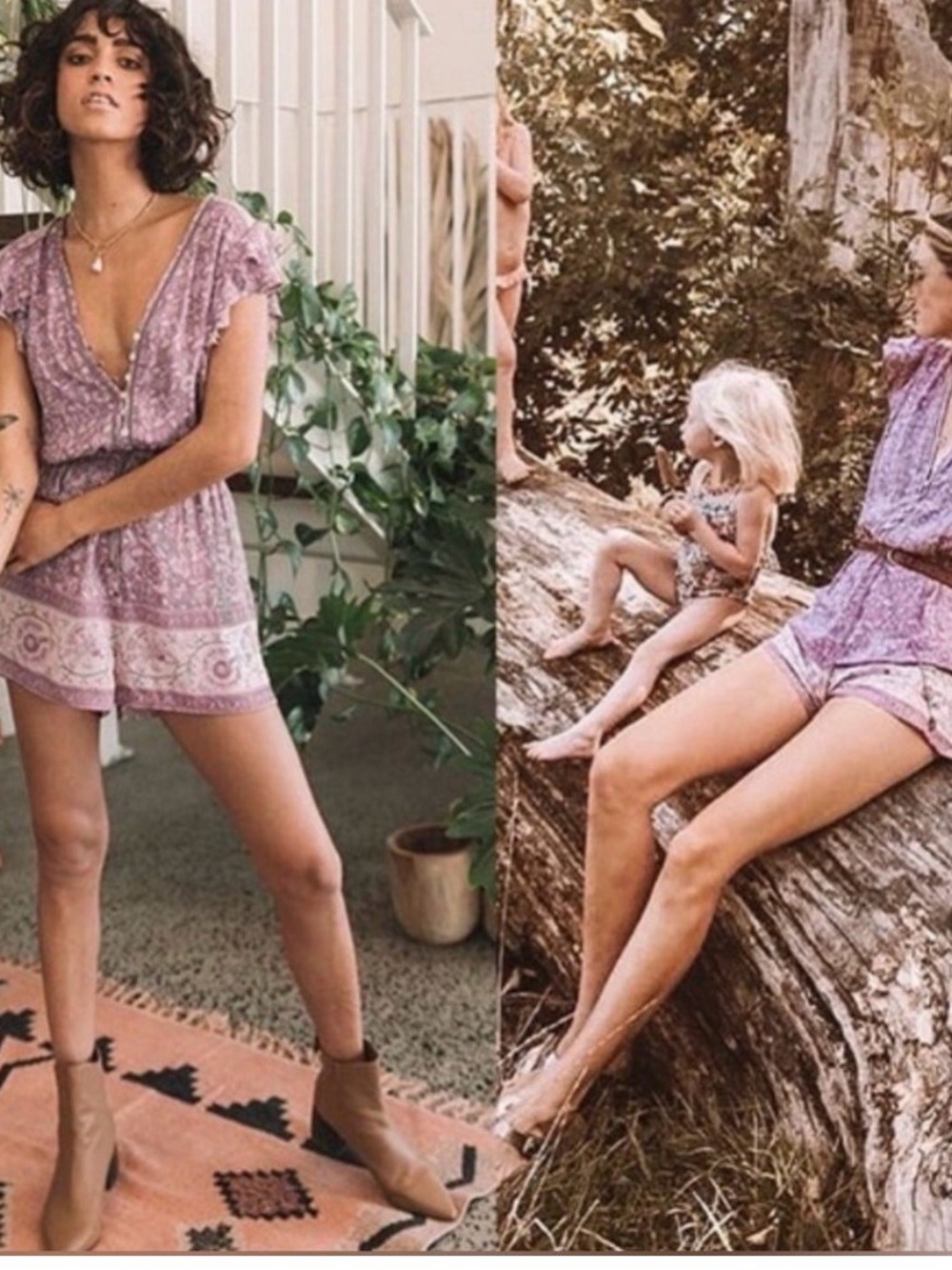Spell Dahlia Floral Playsuit Romper
